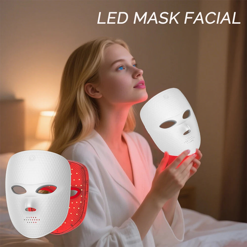 Aura Haven 7- Colour LED Facial Light Therapy Mask