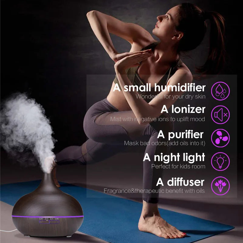 Aura Haven Aromatherapy Essential Oil Diffuser with Remote Control