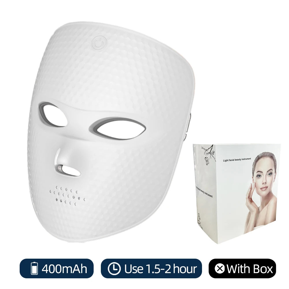 Aura Haven 7- Colour LED Facial Light Therapy Mask