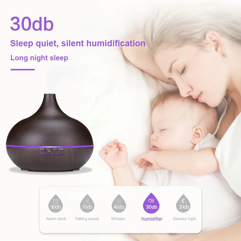 Aura Haven Aromatherapy Essential Oil Diffuser with Remote Control
