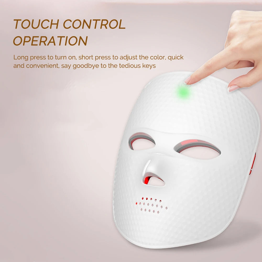 Aura Haven 7- Colour LED Facial Light Therapy Mask